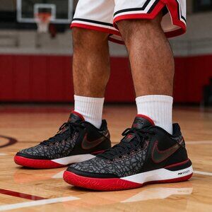 Nike LeBron NXXT Gen x Faze Clan Bred DR8784-001 Mens Basketball Shoes Size 13
